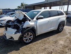 Toyota Highlander salvage cars for sale: 2016 Toyota Highlander LE