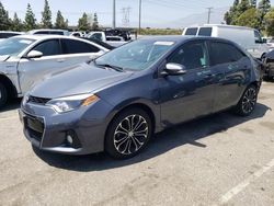 Salvage cars for sale from Copart Rancho Cucamonga, CA: 2014 Toyota Corolla L