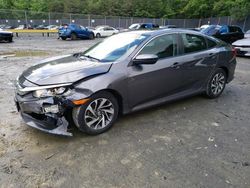 Salvage cars for sale from Copart Waldorf, MD: 2016 Honda Civic EX