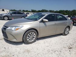 Salvage cars for sale at New Braunfels, TX auction: 2015 Toyota Camry LE