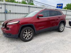 Salvage cars for sale from Copart Walton, KY: 2017 Jeep Cherokee Latitude