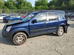 Salvage cars for sale from Copart Waldorf, MD: 2003 Honda CR-V EX