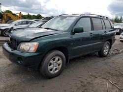 Toyota Highlander salvage cars for sale: 2003 Toyota Highlander Limited