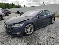 Salvage cars for sale from Copart Fairburn, GA: 2013 Tesla Model S