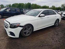 Salvage cars for sale at Chalfont, PA auction: 2017 Mercedes-Benz E 300 4matic
