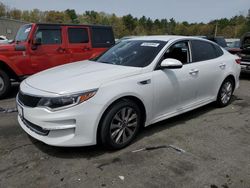 Salvage cars for sale at Exeter, RI auction: 2018 KIA Optima LX