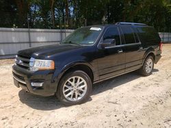 Salvage cars for sale at Austell, GA auction: 2016 Ford Expedition EL Limited