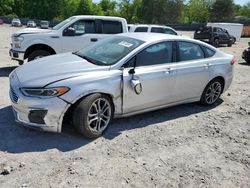 Salvage cars for sale at auction: 2019 Ford Fusion SEL