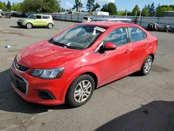 Vehiculos salvage en venta de Copart Woodburn, OR: 2017 Chevrolet Sonic LS