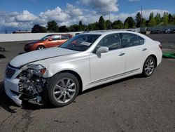 Salvage cars for sale at Portland, OR auction: 2009 Lexus LS 460