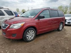 Salvage cars for sale at Elgin, IL auction: 2012 Volkswagen Routan SEL