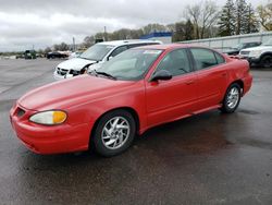 Salvage cars for sale from Copart Ham Lake, MN: 2003 Pontiac Grand AM SE1