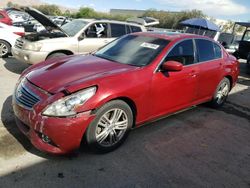 Salvage cars for sale at Las Vegas, NV auction: 2012 Infiniti G37