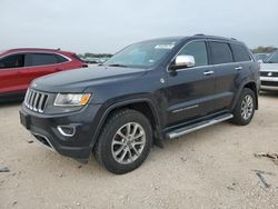 Salvage cars for sale at San Antonio, TX auction: 2014 Jeep Grand Cherokee Limited