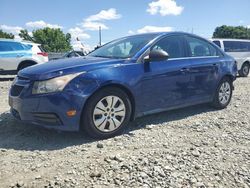 Salvage cars for sale from Copart Mebane, NC: 2012 Chevrolet Cruze LS