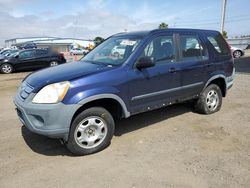 Salvage cars for sale from Copart San Diego, CA: 2006 Honda CR-V LX