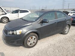 Salvage cars for sale from Copart Haslet, TX: 2015 Chevrolet Sonic LT