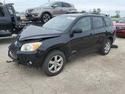 Salvage cars for sale at Pekin, IL auction: 2008 Toyota Rav4 Limited