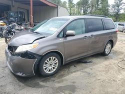 Salvage cars for sale at Seaford, DE auction: 2014 Toyota Sienna XLE