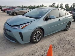 Salvage cars for sale at Houston, TX auction: 2020 Toyota Prius L