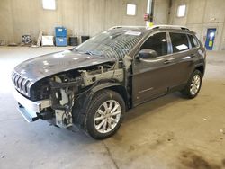 Salvage cars for sale from Copart Blaine, MN: 2017 Jeep Cherokee Limited