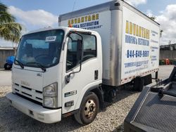 Salvage trucks for sale at Opa Locka, FL auction: 2014 Isuzu NPR