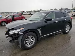 Salvage cars for sale at Sikeston, MO auction: 2017 Infiniti QX70