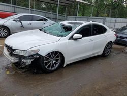 Salvage cars for sale at Austell, GA auction: 2015 Acura TLX