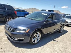 Salvage cars for sale at North Las Vegas, NV auction: 2014 Volkswagen Passat SEL