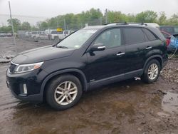 Salvage cars for sale from Copart Chalfont, PA: 2014 KIA Sorento LX