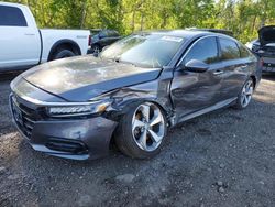 Honda Accord Touring Vehiculos salvage en venta: 2018 Honda Accord Touring