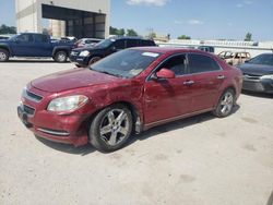 Salvage cars for sale at Kansas City, KS auction: 2012 Chevrolet Malibu 1LT