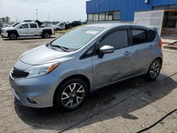 Salvage cars for sale at Woodhaven, MI auction: 2015 Nissan Versa Note S