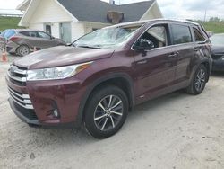 Salvage cars for sale from Copart Northfield, OH: 2017 Toyota Highlander Hybrid