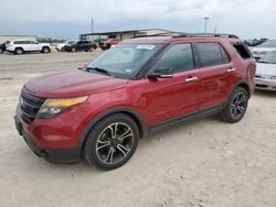 Salvage cars for sale at Temple, TX auction: 2013 Ford Explorer Sport