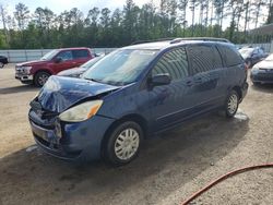 Salvage cars for sale at Harleyville, SC auction: 2005 Toyota Sienna CE