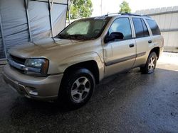 Chevrolet Trailblazer ls salvage cars for sale: 2005 Chevrolet Trailblazer LS