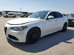 Alfa Romeo Giulia ti Vehiculos salvage en venta: 2017 Alfa Romeo Giulia TI