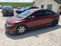 Salvage cars for sale from Copart Northfield, OH: 2010 Honda Civic LX