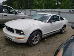 Salvage cars for sale at Seaford, DE auction: 2005 Ford Mustang