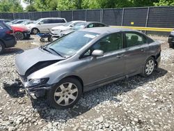 Salvage cars for sale at Waldorf, MD auction: 2010 Honda Civic LX