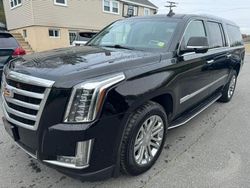 Salvage cars for sale at North Billerica, MA auction: 2017 Cadillac Escalade ESV