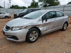 Salvage cars for sale at Oklahoma City, OK auction: 2014 Honda Civic LX