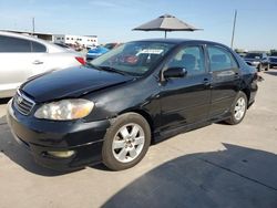Salvage cars for sale from Copart Grand Prairie, TX: 2006 Toyota Corolla CE