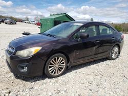 Salvage cars for sale at West Warren, MA auction: 2012 Subaru Impreza Limited