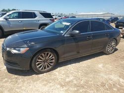 Salvage cars for sale from Copart Houston, TX: 2013 Audi A6 Premium Plus
