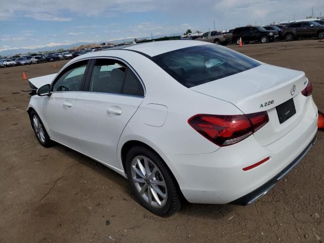 2021 Mercedes-Benz A 220 4matic