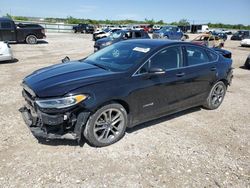 Salvage cars for sale from Copart Kansas City, KS: 2019 Ford Fusion Titanium