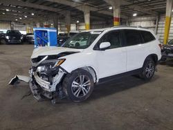 Salvage cars for sale at Woodburn, OR auction: 2016 Honda Pilot EXL