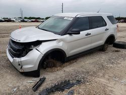 Salvage cars for sale at Temple, TX auction: 2015 Ford Explorer Police Interceptor